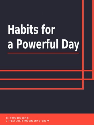 cover image of Habits for a Powerful Day